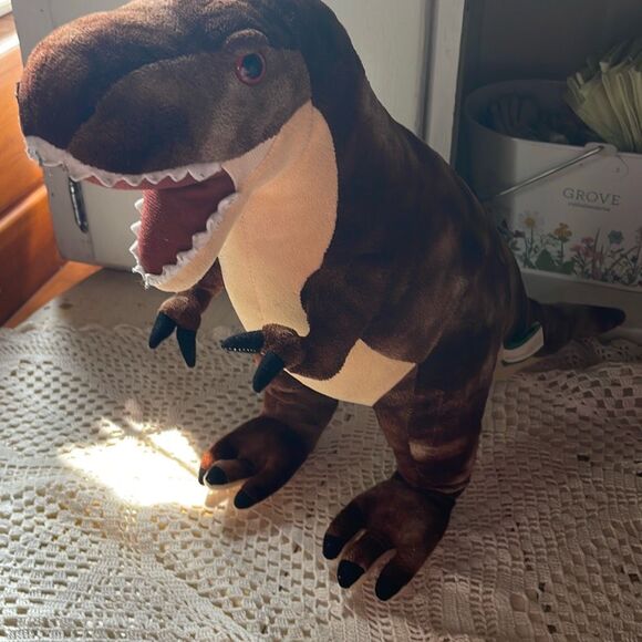 Wild Republic Dinosauria T-REX stuffed Plush 19” - Picture 2 of 13